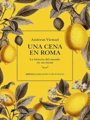 cover image of Una cena en Roma